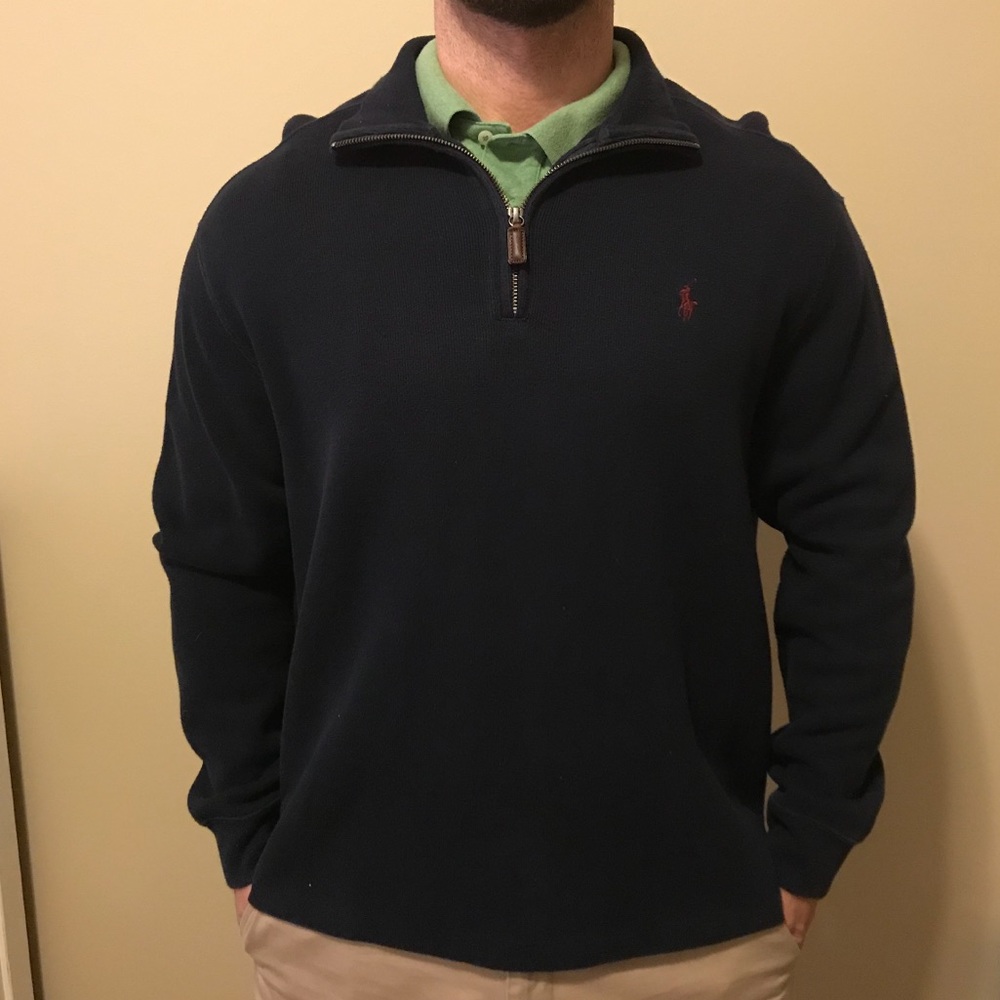Men’s polo pullover sweater